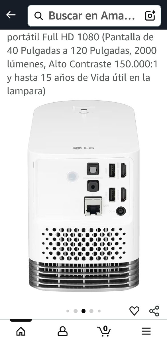 Proyector LG HF80JS - FullHD (sin la caja)