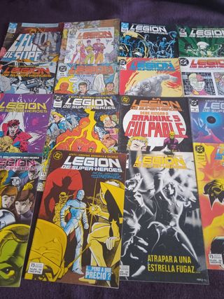 LEGION DE SUPERHEROES (SUPER HEROES) LOTE DE 27 