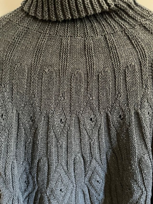 Poncho jersey Systemaction gris talla S