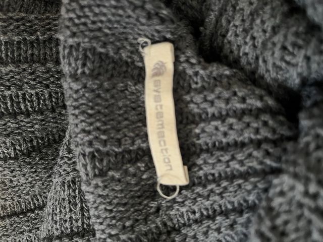Poncho jersey Systemaction gris talla S