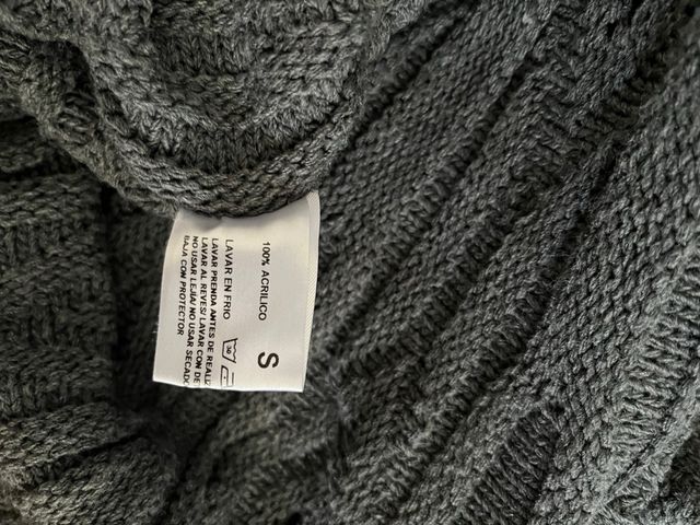 Poncho jersey Systemaction gris talla S