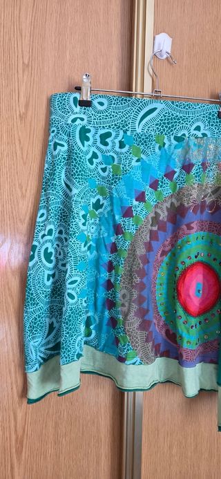 Falda Desigual L multicolor