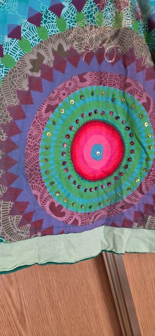Falda Desigual L multicolor