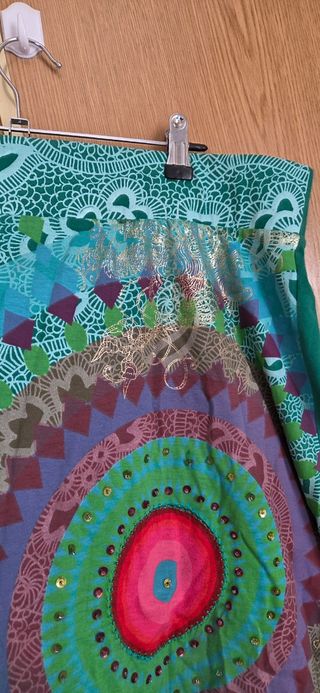 Falda Desigual L multicolor