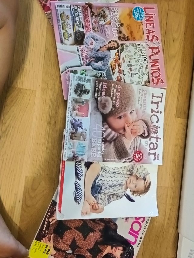 Revistas de punto, ganchillo y punto de cruz