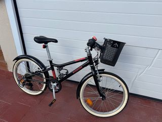 Bicicleta niña Riverside 20" negra