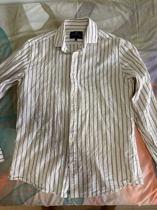 Harper & Neyer - Camisa a rayas beige