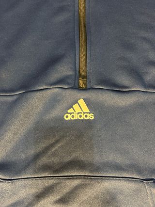 Sudadera Adidas azul con capucha