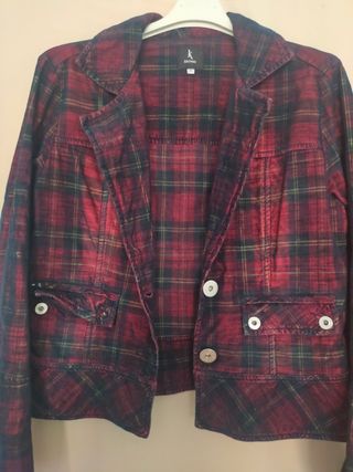 Chaqueta cuadros Escoceses