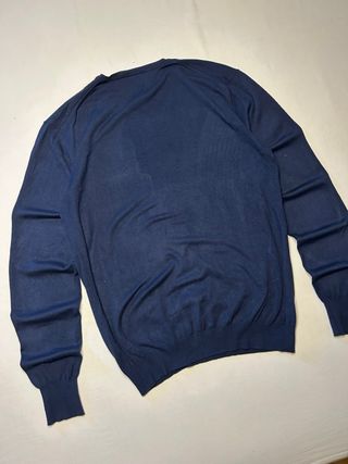 Maglione blu merino tg.S
