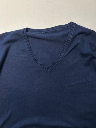 Maglione blu merino tg.S