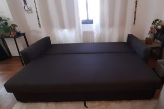 Sofá Cama de 3 plazas con almacenaje