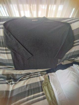 Camiseta canalé gris - ANNA FIELD