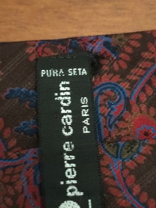 6 Cravatte Seta Vintage Pierre Cardin