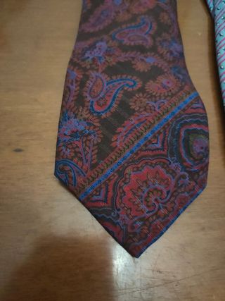 6 Cravatte Seta Vintage Pierre Cardin