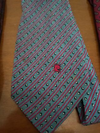 6 Cravatte Seta Vintage Pierre Cardin