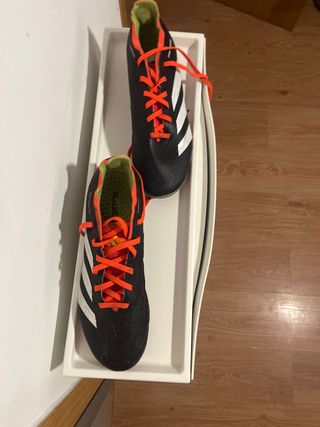 Botas fútbol Predator - Negras/Naranjas