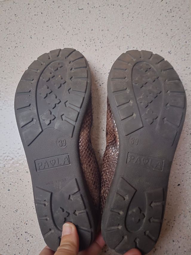 Manoletinas marrón Paola de Pabloski nº 39