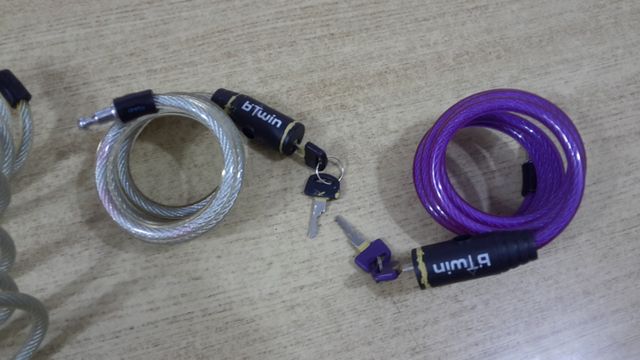 ANTIRROBO bici BTWIN - Flexo 120cm