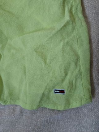Top Tommy Hilfiger verde tirantes