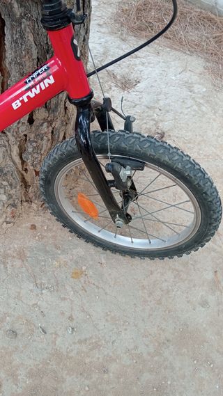 Bicicleta niño 16" roja