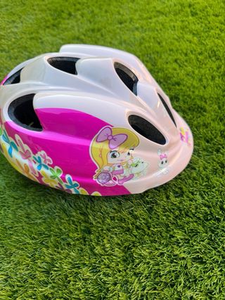 Casco bici niña rosa