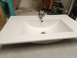Lavabo porcelana blanco