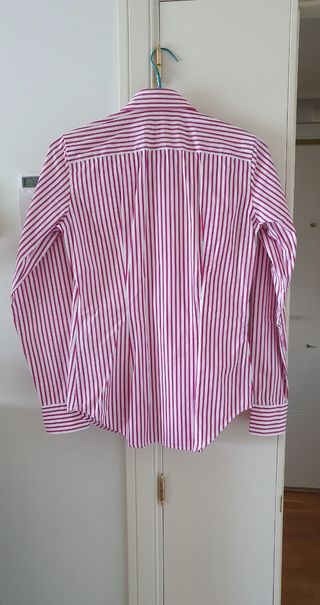 Camisa Ralph Lauren rayas rosa-blanco
