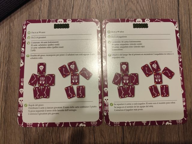 Bogoss - Gioco carte fosforescente