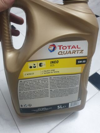 4 L Aceite Total Quartz Ineo ECS 5W-30 4L