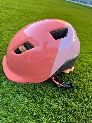 Casco bici niña rosa