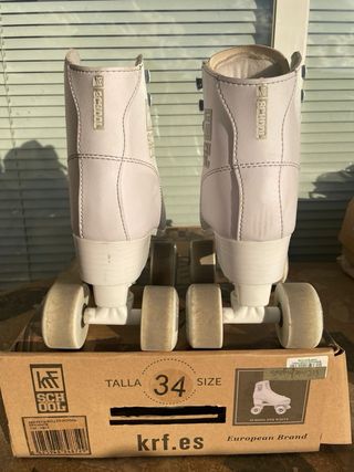 Patines KRF School blancos talla 34