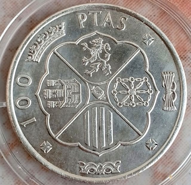 Moneda 100 pesetas Franco 1969 estrella 69.