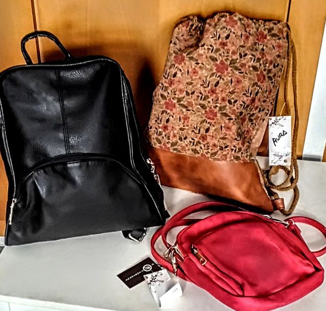 Bolso saco | Corcho - Flores