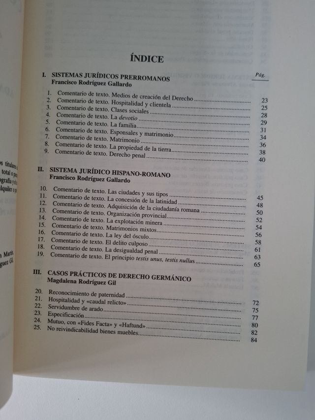 Casos Practicos de Historia Del Derecho Español...