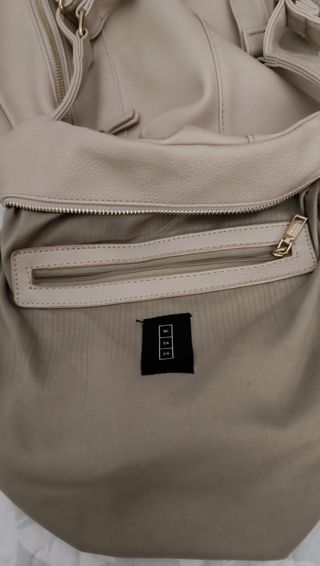 Mochila beige Misako mujer