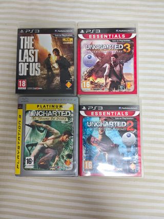4 juegos PS3: Uncharted & The Last of Us