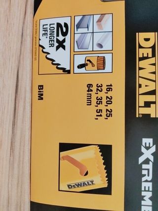 Juego coronas DEWALT EXTREME 11uds