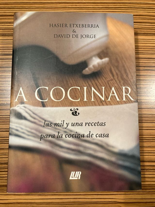 Libro cocina David de Jorge Hasier Etxeberria