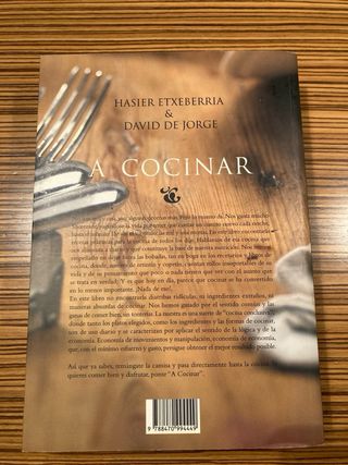 Libro cocina David de Jorge Hasier Etxeberria 