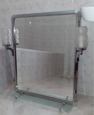 Espejo tocador vintage metal