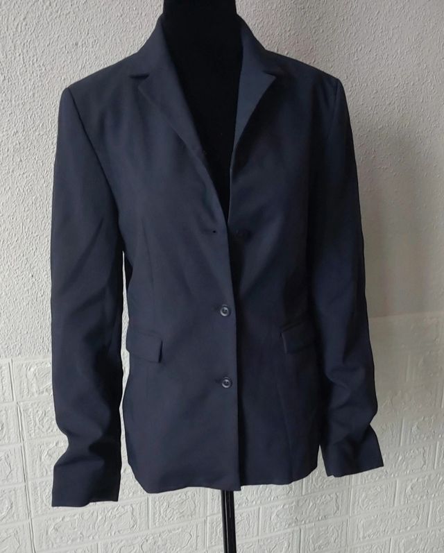 Blazer Zara azul marino talla S