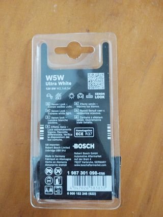 Bombillas Bosch W5W Xenon Look Ultra White
