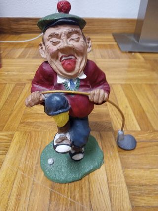 Figura golfista gracioso