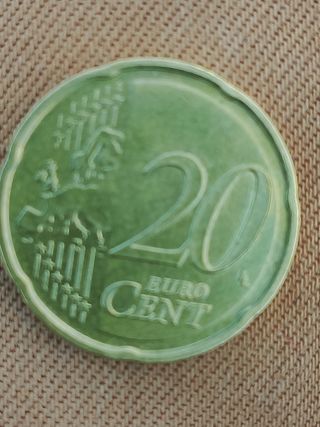 Moneda 20 céntimos euro Letonia 2014