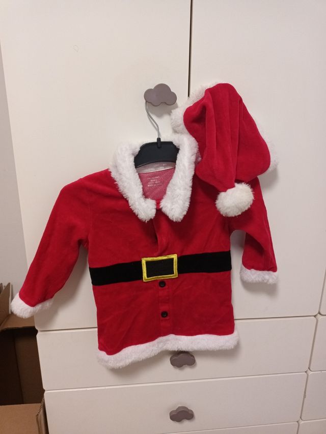 Traje Papa Noel bebé