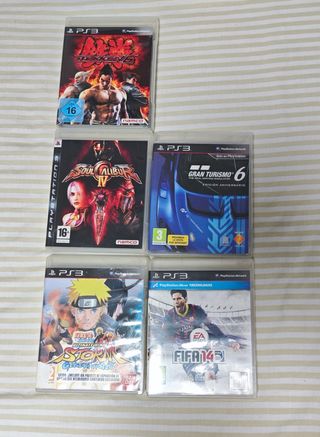 5 Juegos PS3 - Tekken 6, GT6, etc