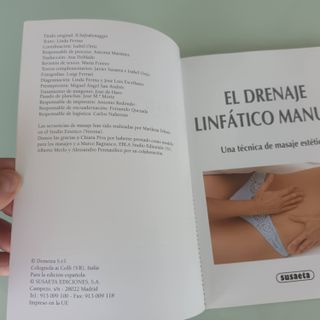 Libro. EL DRENAJE LINFÁTICO. Susaeta