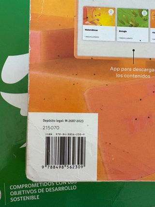 Pack 5 libros de 2ºbachiller,Franciscanos Cartagen