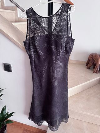Vestido negro fiesta talla M